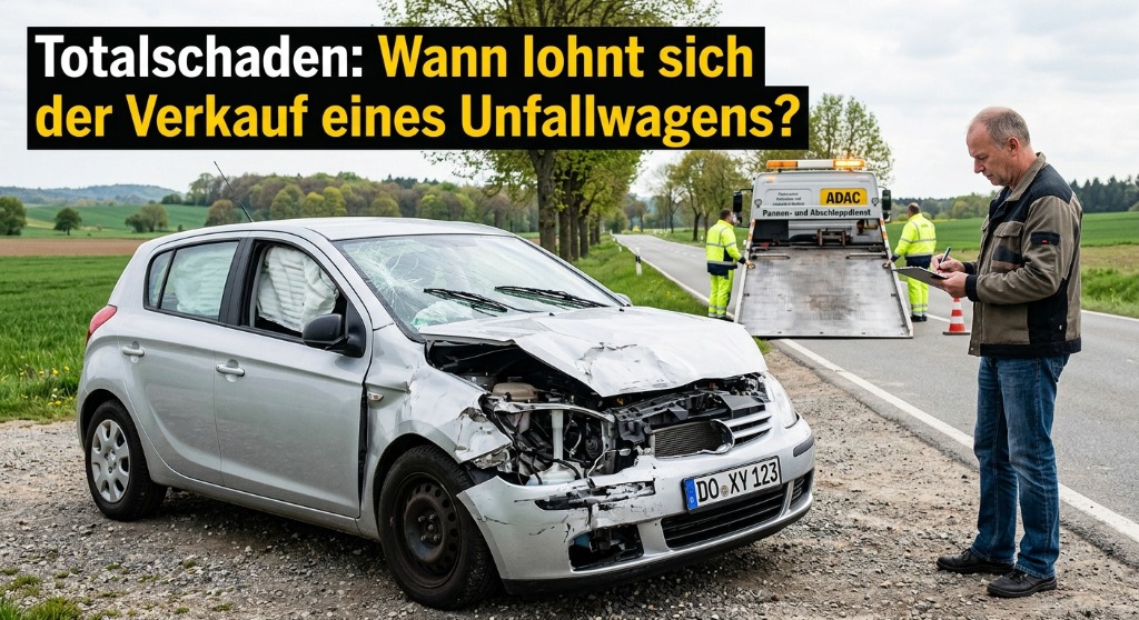 Totalschaden: Wann lohnt sich der Verkauf eines Unfallwagens?