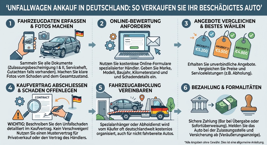 Infografik: Unfallwagen Ankauf in Deutschland