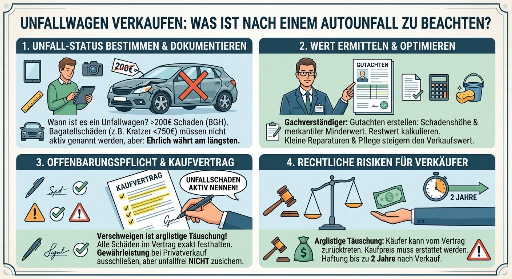Infografik: Unfallwagen verkaufen